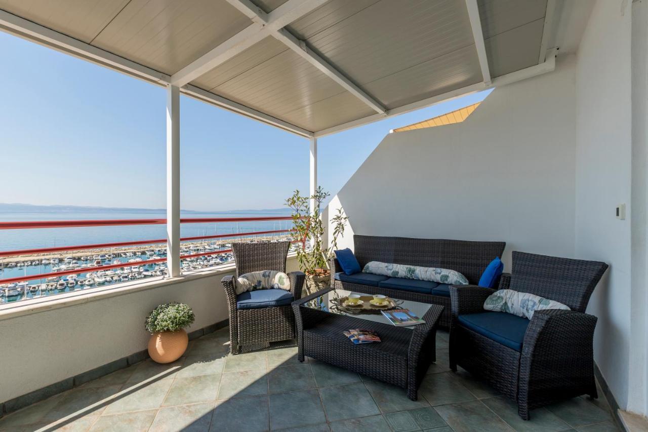 Seaside Penthouse With Hot Tub Sky Living Apartment Split Ngoại thất bức ảnh